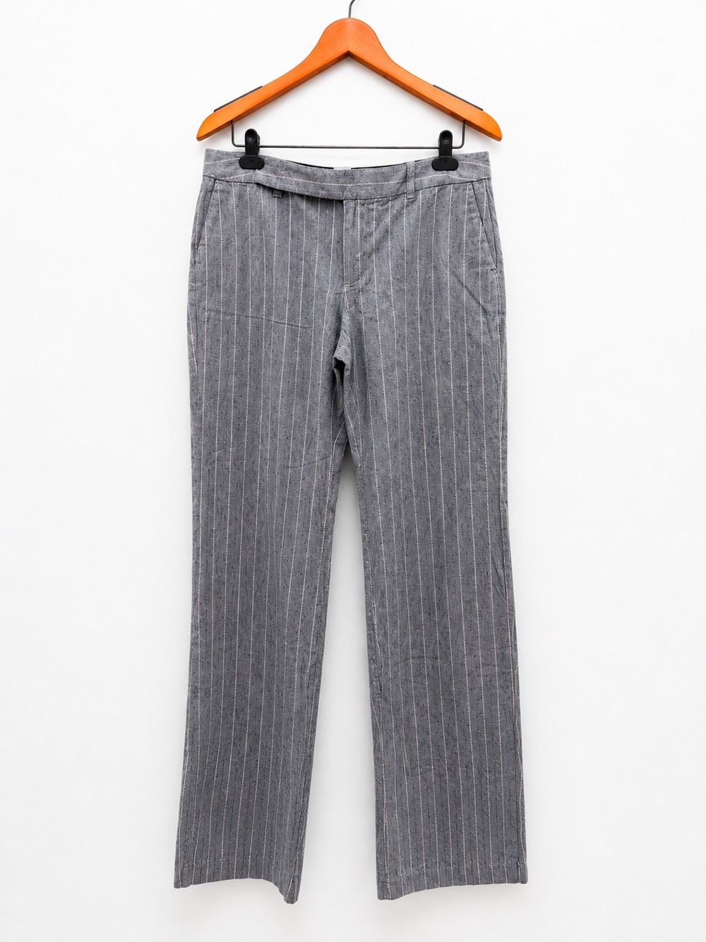 Y2K Gap Stretch Gray Pinstripe Dress Pants Women’s Size 10 Regular